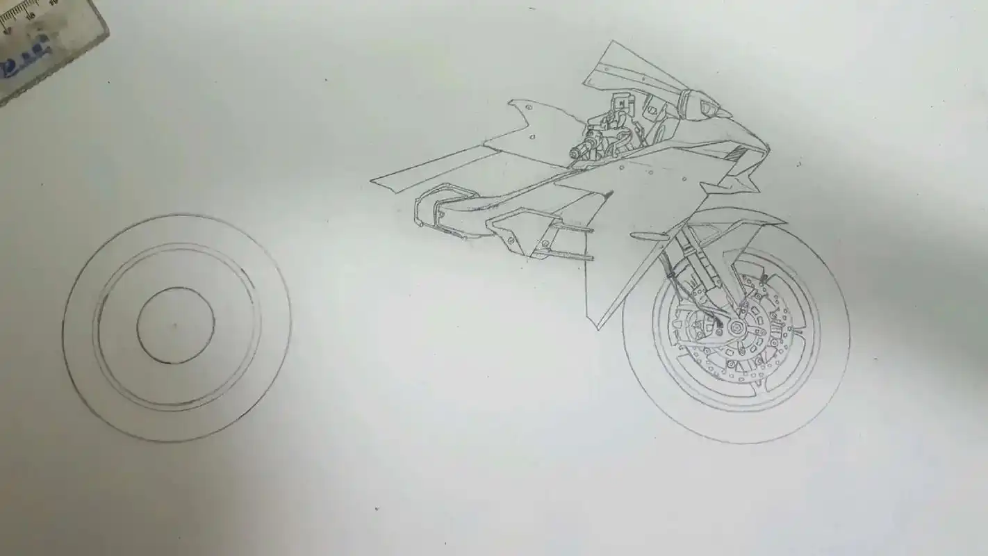 开学前最后一画-川崎h2r(排气应该在右边但是我把图片翻转了 - 抖音