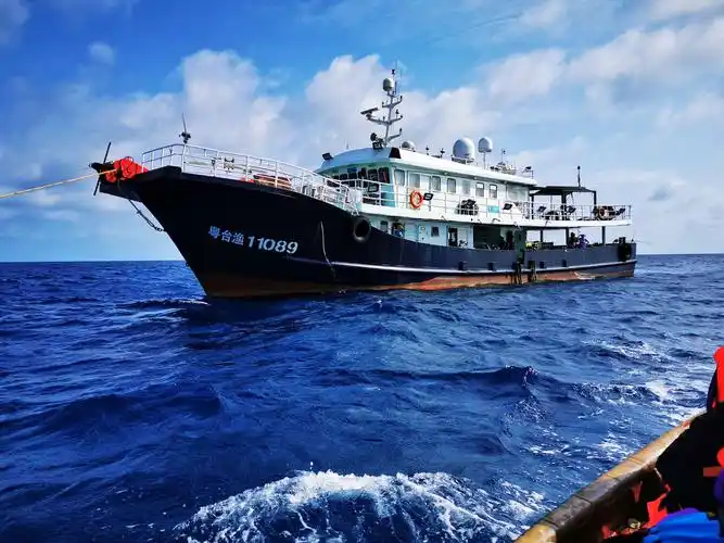 专事海钓的逍遥钓号渔船.