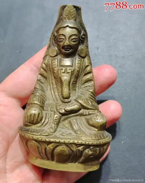 清代铜观音一尊-价格:1380元-se93263642-铜像/铜佛像-零售-7788锡器
