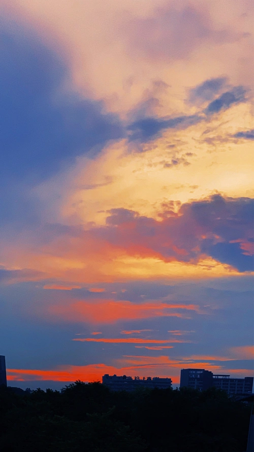 迷人治愈的夕阳摄影