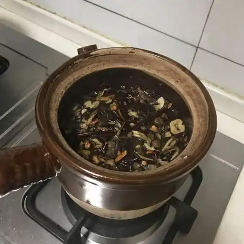 老式传统熬药砂锅煎药锅 中药壶熬中药罐子 明火陶瓷养生煲小号1.