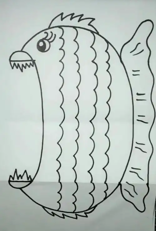 三道街小学附属幼儿园:暖心相伴,与爱同行——创意折叠画《有趣的大嘴