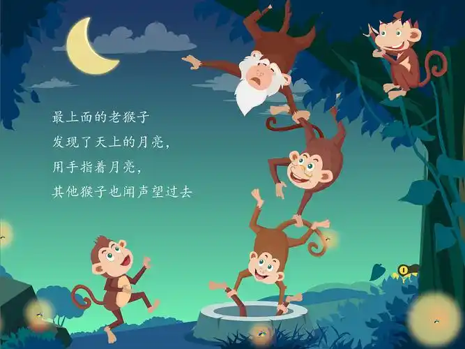 古文猴子捞月