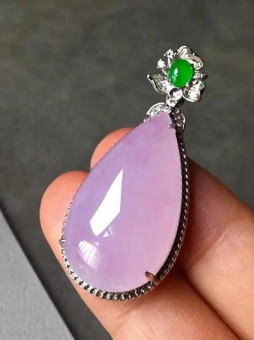 7mm,大千#翡翠  #翡翠吊坠  #缅甸翡翠  #紫罗兰翡翠  #冰种翡翠