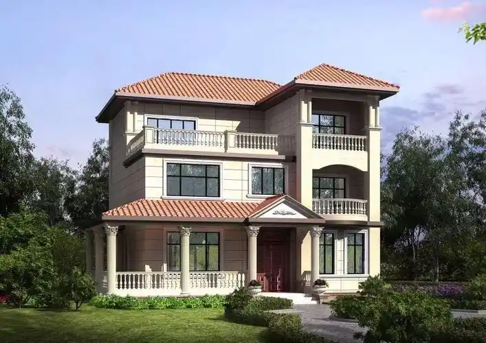 13×12米,三层带走廊农村自建别墅,给你真正的舒适乡村生活_卧室