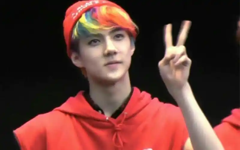 「世勋彩虹头合集」世勋的彩虹头惊艳了我好多年