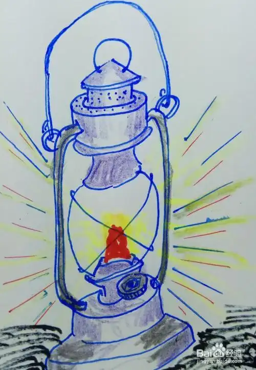 走马灯的图案简笔画