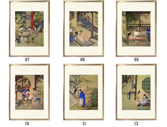 古代性文化系列美术作品-嫁妆画-求子画-辟邪画-避火图-压箱画-收藏系