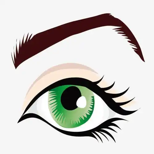 黑灰色的眉毛免抠素材免费下载_觅元素51yuansu.com