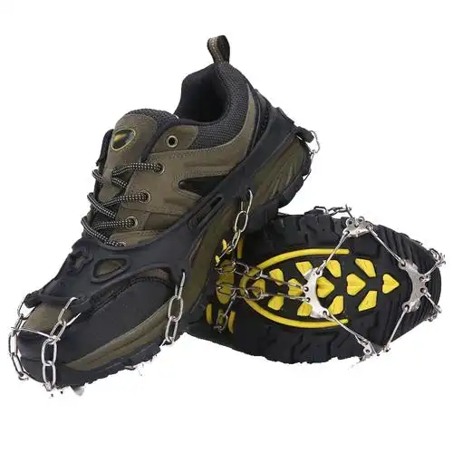 套户外登山鞋雪套登山防滑8齿雪地冰抓雾凇雪乡旅游冰爪防滑鞋