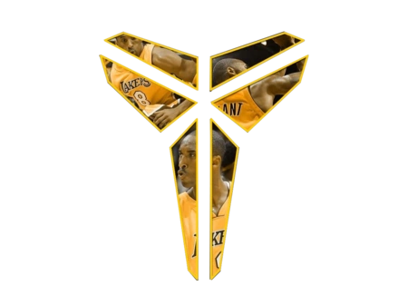 拜托大神帮我把这图白色的那个科比标志抠出来.