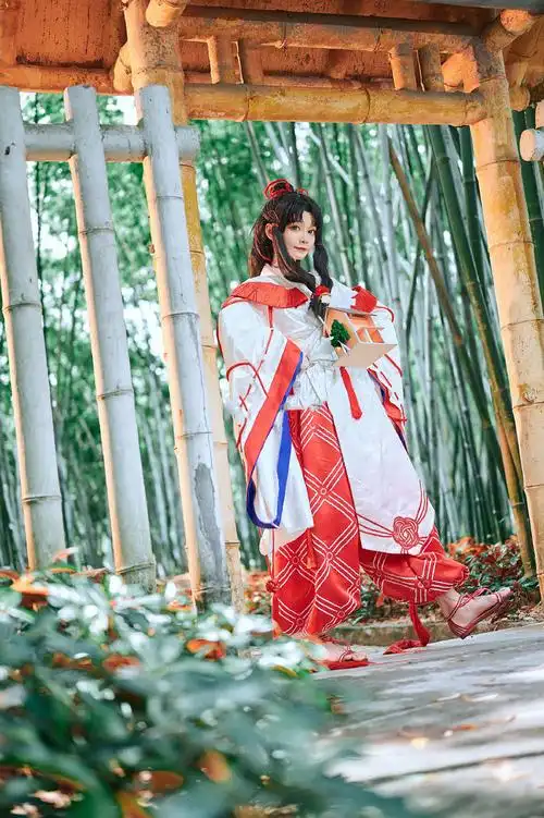 阴阳师缘结神cos娇俏灵动的元气少女嘟嘴也太可爱了