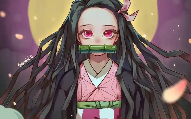 板绘教程布丁老师今天教你们画祢豆子同人这么可爱的妹子确定不关注