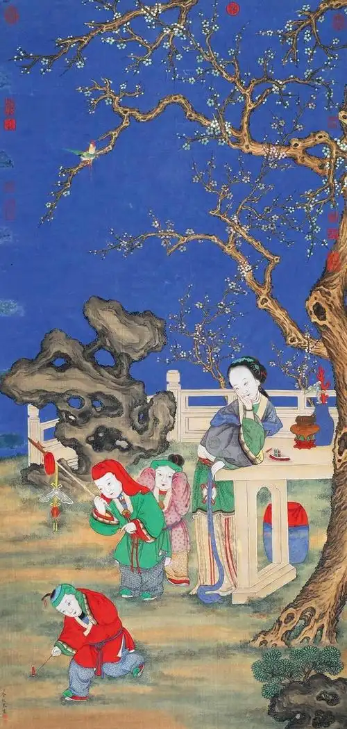 清朝著名画家冷枚仕女图欣赏