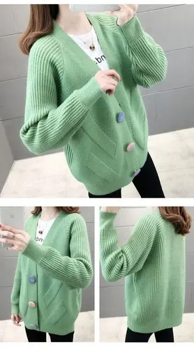 女士针织开衫女百搭秋装2020年新款早秋季毛衣外套女流行秋冬洋气