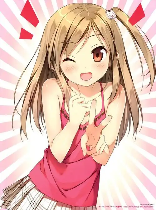 the erotic image of two-dimensional beautiful girl intently - 2