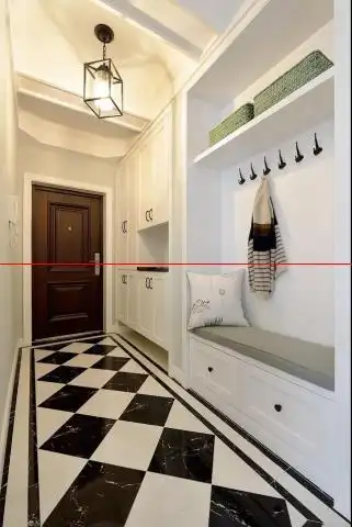 进门玄关鞋柜效果图「入户进门玄关鞋柜装修效果图」  第4张