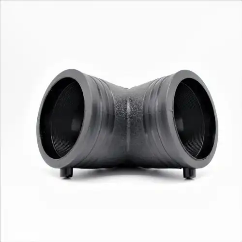 110电熔弯头批发 pe电熔管件电熔弯头90度 钢丝网管塑料接头