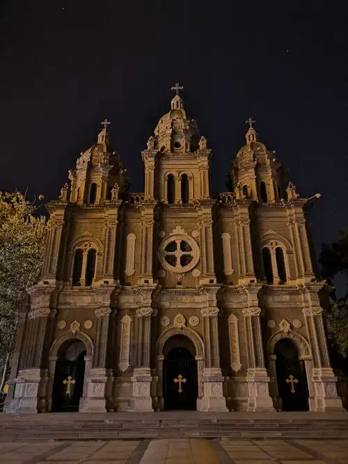 秋游 北京市 东城区 王府井天主教堂 北京四大教堂之东堂