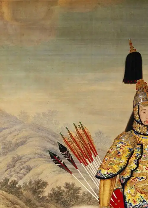 清_郎世宁_乾隆皇帝大阅图轴_4500x6294_300dpi