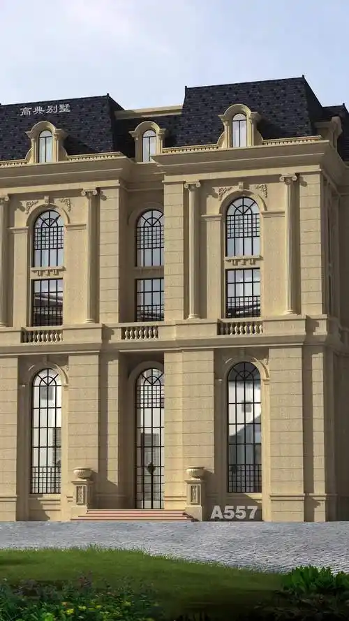 豪华欧式别墅,皇家城堡的既视感,能建的人不一般.