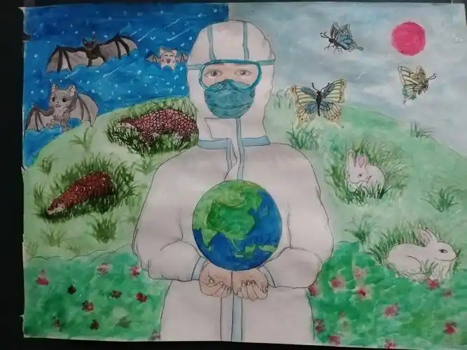 "防疫有我 爱卫同行" 主题绘画作品展示(四)