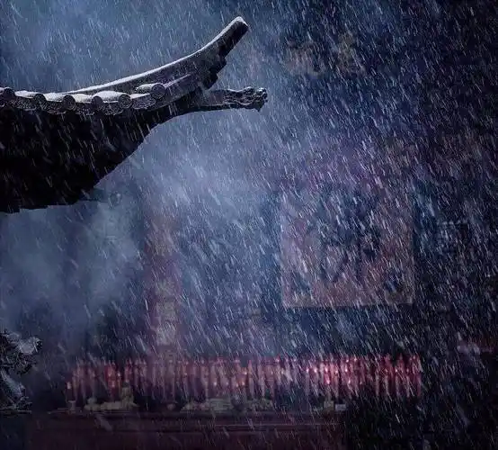 屋檐下的雨一霎清明一霎谷雨