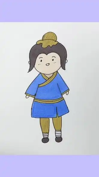 牛郎简笔画#简笔画 #每日一画 - 抖音