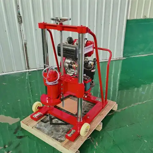 混凝土钻孔取芯机 公路护栏钻孔取芯机 柴油电启取样机