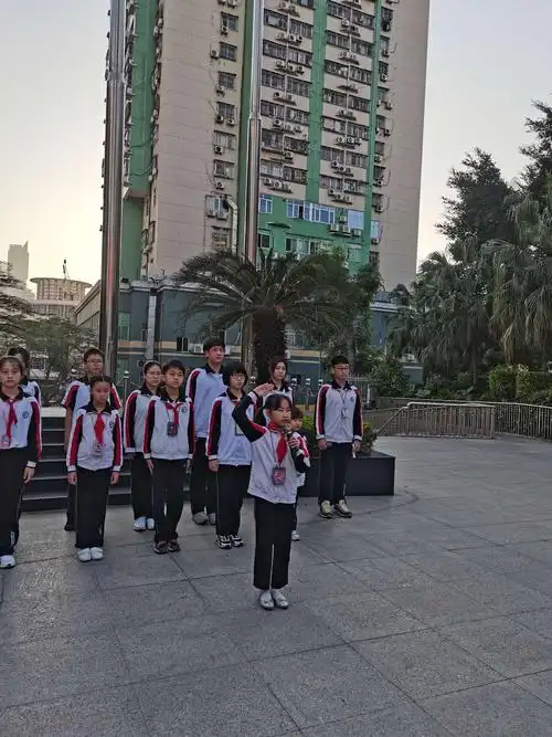 耀华实验学校第一周升旗仪式!