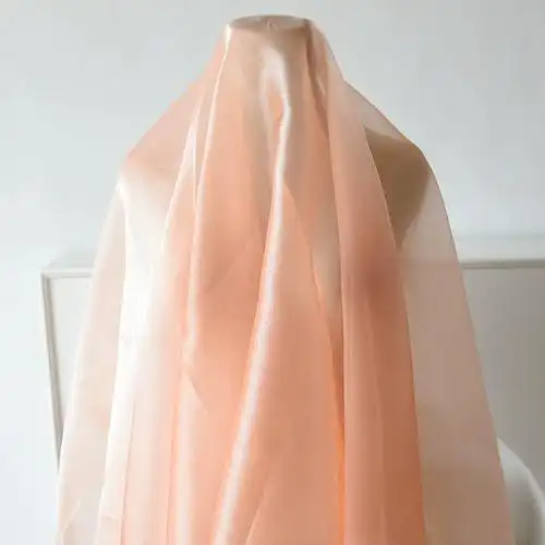 加密云彩纱欧根纱纱裙汉服面料闪光娃衣服装设计裙子手工diy布料