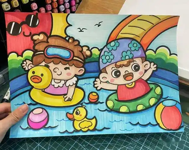 57张儿童创意美术范画,张张都值得收藏!