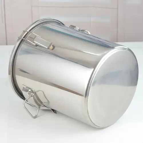 不锈钢密封201带盖周转酿酒加卡扣设备加厚25-60cm运输卤水商用桶