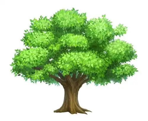 卡通树木图片