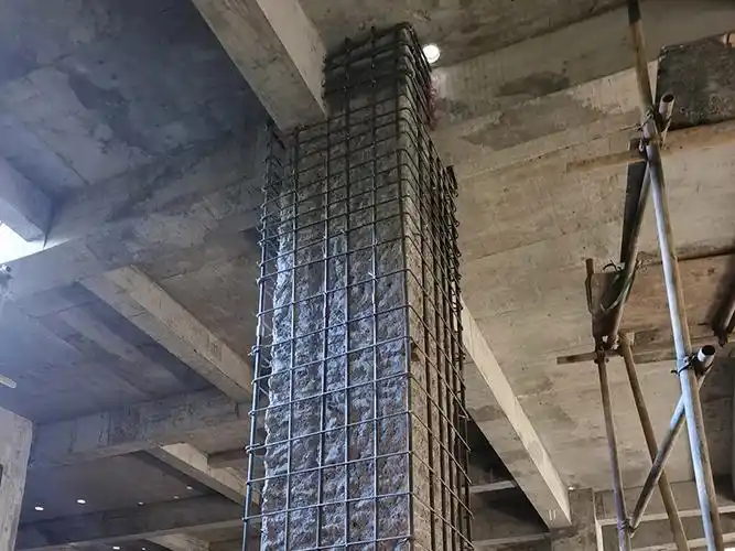 柱子增大截面加固
