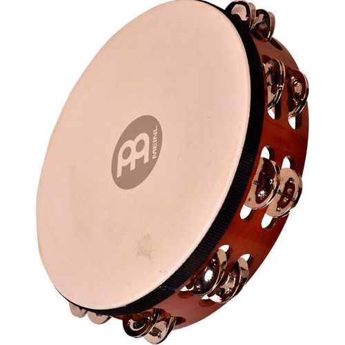 德国麦尔meinl打击乐器不锈钢双排铃片羊皮铃鼓单排其它西洋乐器