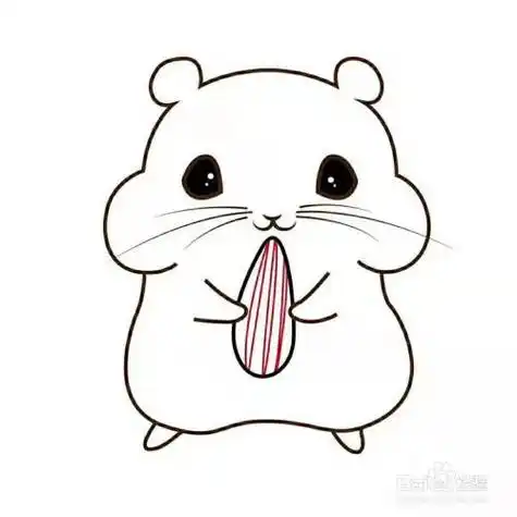 怎么画仓鼠