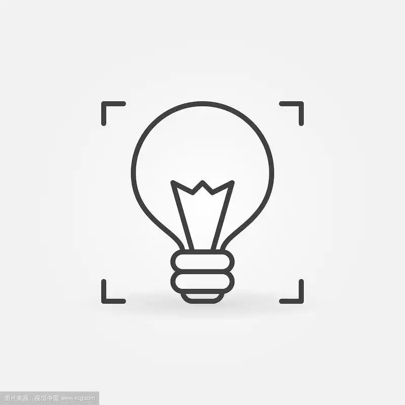 灯泡轮廓图标的想法和启动
