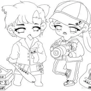 撒野·勾线完成73下一步上色?