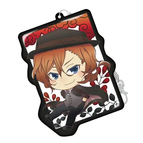 4573168907307 商品名称:文豪野犬 q版角色花牌造型pvc卡套 中原中也