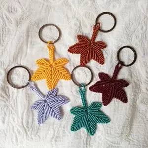 枫叶钥匙扣diy