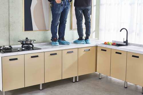 柜子简易橱柜岩板厨房一体灶台储物放碗小厨餐边柜