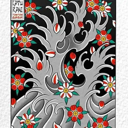 老传统樱花手稿