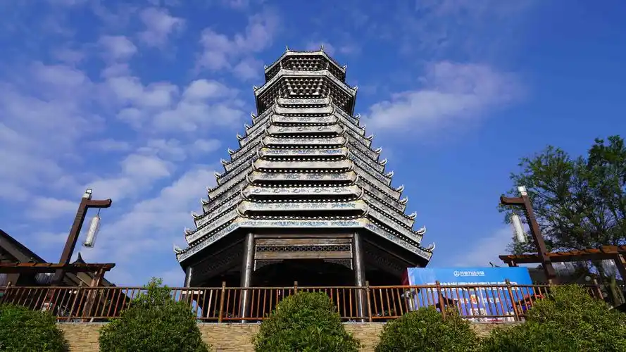 贵州少数民族鼓楼