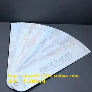 本杰明摩尔油漆涂料乳胶漆色卡 室内设计白色系列 标准颜色色彩