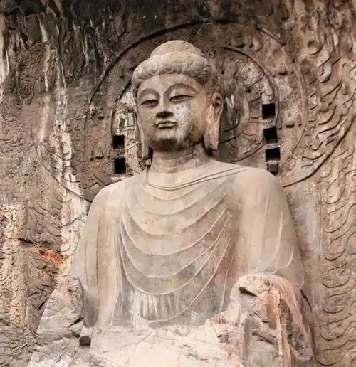 大卢舍那佛  唐代  高17.1公尺