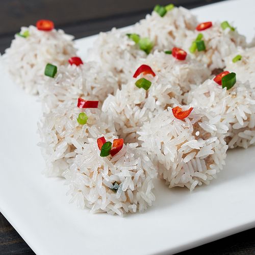 藕香珍珠蒸菜糯米肉丸酒店饭店餐饮家宴特色半成品肉类