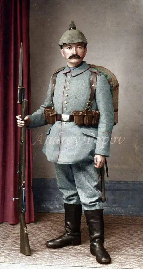 第一次世界大战的德国士兵