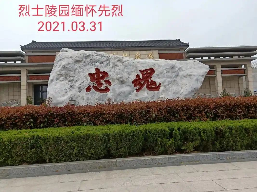 青山有幸埋忠骨,碧血丹心铭殊功!薛镇烈士陵园举行祭扫活动,缅 - 抖音