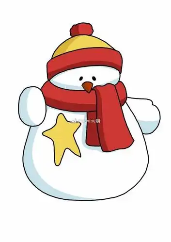 雪人简笔画